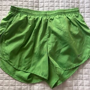 Nike Women's Lime Athletic Shorts